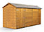 Empire Modular Apex 6x14 dipped treated tongue and groove wooden garden shed double door (6' x 14' / 6ft x 14ft) (6x14)