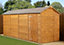 Empire Modular Apex 6x16 dipped treated tongue and groove wooden garden shed single door no windows (6' x 16' / 6ft x 16ft) (6x16)