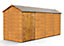 Empire Modular Apex 6x16 dipped treated tongue and groove wooden garden shed single door no windows (6' x 16' / 6ft x 16ft) (6x16)
