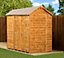 Empire Modular Apex 6x6 dipped treated tongue and groove wooden garden shed double door (6' x 6' / 6ft x 6ft) (6x6)