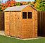 Empire Modular Apex 6x6 dipped treated tongue and groove wooden garden shed double door & windows (6' x 6' / 6ft x 6ft) (6x6)