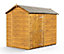 Empire Modular Apex 6x8 dipped treated tongue and groove wooden garden shed  single door no windows (6' x 8' / 6ft x 8) (6x8)