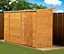 Empire Modular Pent 10x4 dipped treated tongue and groove wooden garden shed single door (10' x 4' / 10ft x 4ft) (10x4)