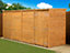 Empire Modular Pent 16x4  dipped treated tongue and groove wooden garden shed double door (16' x 4' / 16ft x 4ft) (16x4)