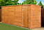 Empire Modular Pent 18x4 dipped treated tongue and groove wooden garden shed single door  (18' x 4' / 18ft x 4ft) (18x4)