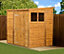 Empire Modular Pent 6x6 dipped treated tongue and groove wooden garden shed with windows (6' x 6' / 6ft x 6ft) (6x6)