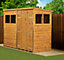 Empire Modular Pent 8x4 dipped treated tongue and groove wooden garden shed Double Door & Windows (8' x 4' / 8ft x 4ft) (8x4)