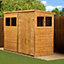 Empire Modular Pent 8x4 dipped treated tongue and groove wooden garden shed with windows (8' x 4' / 8ft x 4ft) (8x4)