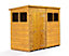 Empire Modular Pent 8x4 dipped treated tongue and groove wooden garden shed with windows (8' x 4' / 8ft x 4ft) (8x4)