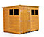 Empire Modular Pent 8x6  dipped treated tongue and groove wooden garden shed double door windows (8' x 6' / 8ft x 6ft) (8x6)