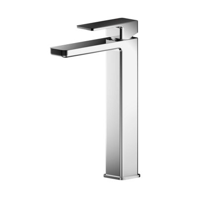 Empire Square High-Rise Mono Basin Mixer Tap - Chrome - Balterley