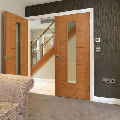 Emral Oak Glazed Internal Door - Finished