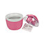 EMtronics 0.5L Electric Ice Cream Maker Machine with Non-Stick Bowl - Pink