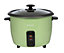 EMtronics 1.8L Rice Cooker, Non-Stick Pot & Vegetable Steamer Tray - Sage Green
