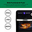 EMtronics 12L Air Fryer Oven Combi Digital with Timer - Black
