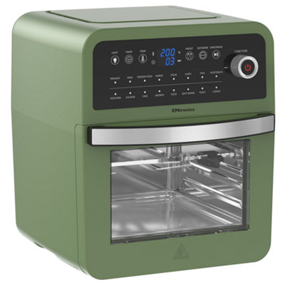 EMtronics 12L Air Fryer Oven Combi Digital with Timer - Sage Green