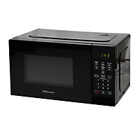 EMtronics 25 Litre Black 900W Microwave With 1000W Grill, Timer and Preset Menu