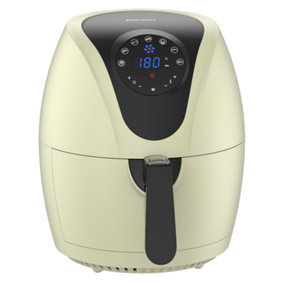 EMtronics Digital Large 4.5L Air Fryer with 60 Minute Timer - Cream