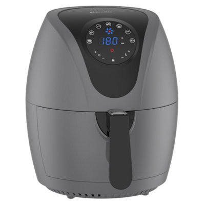 EMtronics Digital Large 4.5L Air Fryer with 60 Minute Timer - Grey