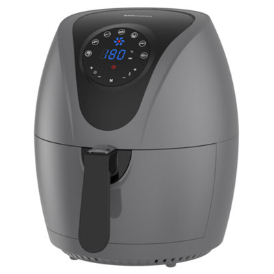 EMtronics Digital Large 4.5L Air Fryer with 60 Minute Timer - Grey