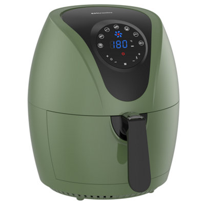 EMtronics Digital Large 4.5L Air Fryer With 60 Minute Timer - Sage ...