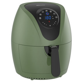 EMtronics Digital Large 4.5L Air Fryer with 60 Minute Timer - Sage Green