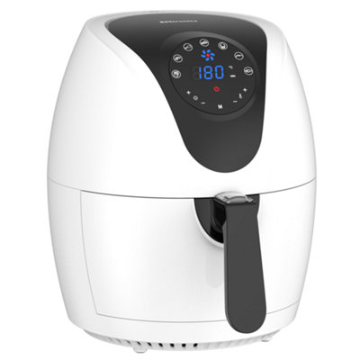 EMtronics Digital Large 4.5L Air Fryer With 60 Minute Timer - White ...