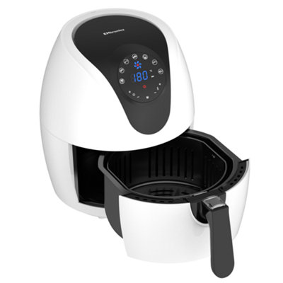 EMtronics Digital Large 4.5L Air Fryer with 60 Minute Timer - White