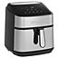 EMtronics Digital Large 9 Litre Air Fryer with 99 Minute Timer - Stainless Steel