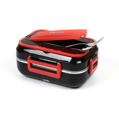 EMtronics Electric Lunch Box, 1.5 Litre Heating Lunch Box - Red