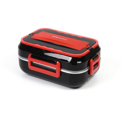 EMtronics Electric Lunch Box, 1.5 Litre Heating Lunch Box - Red