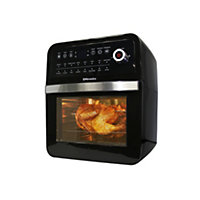 EMtronics EMAFO12LD Digital 12L Oven Combi Digital Air Fryer with Timer - Black