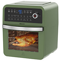 EMtronics EMAFO12LDSG 12L Oven Combi Digital Air Fryer with Timer - Sage Green