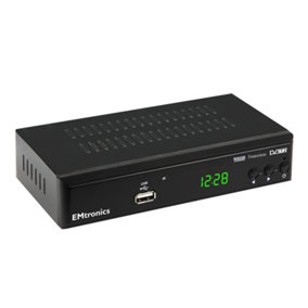 EMtronics EMFBR128HD 128GB Freeview Box Set-Top Digibox Recorder - Black
