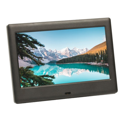 7inch HD LED Digital Photo Frame Electronic Photo Album Support USB/MMC/SD/MS Card 800 * 480 Desktop Electronic Album For Friends Clearer (White