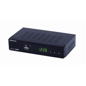 EMtronics Freeview Box Set-Top Digibox with Full HD Channels, HDMI, USB, SCART