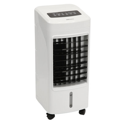 EMtronics Portable Fan Air Cooler / Humidifier with Timer and 4 Litre Water Tank