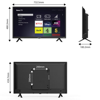 EMtronics Roku TV Smart 32