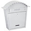 EMtronics Wall Mountable Post Box Stainless Steel, Weather Resistant Light Grey