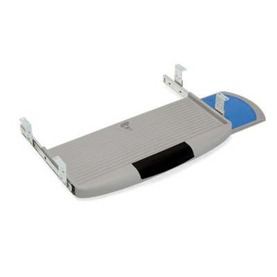 Emuca Mickey2 Desk Keyboard holders, Steel and Plastic, Grey Plastic
