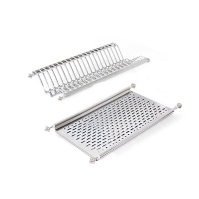 Emuca Plate rack for tall units, module 600mm, Steel, Stainless steel