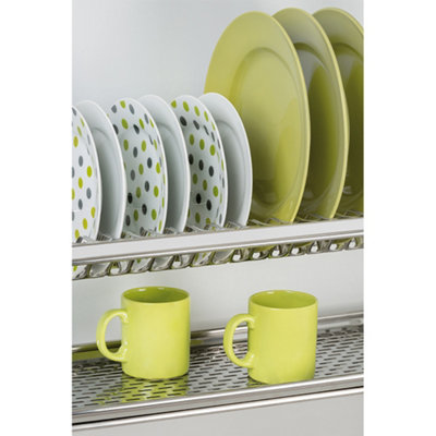 Emuca Plate rack for tall units, module 800mm, Steel, Stainless steel
