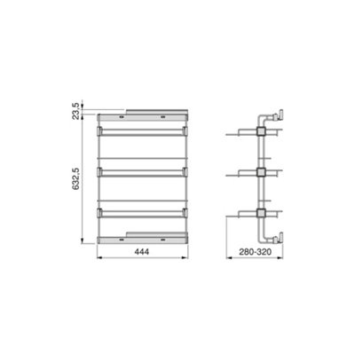 Emuca Pull-out side shoe rack for closets and walk-in closets Hack ...