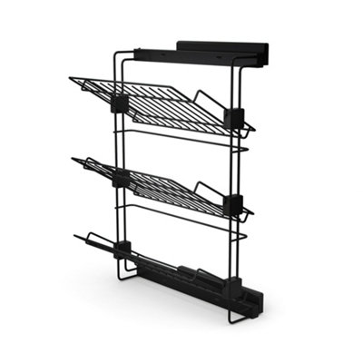Emuca Pull-out side shoe rack for closets and walk-in closets Hack ...