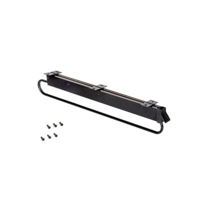 Emuca Self extractable hanger for very deep wardrobes, 800, Black painted, Steel and Plastic