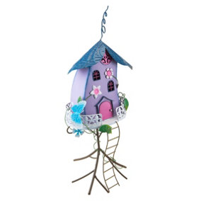 Enchanted Butterfly Fairy House - Metal Garden Ornament