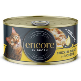 Encore Cat Tin Chicken & Cheese 70g x 16