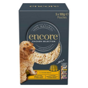 Encore Delxe Colectn Adult Wet Dog Pch Chk Select Jelly 20 x 100g