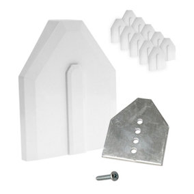 End-Fix End Cap Replacement Kit (10 Pack) - White