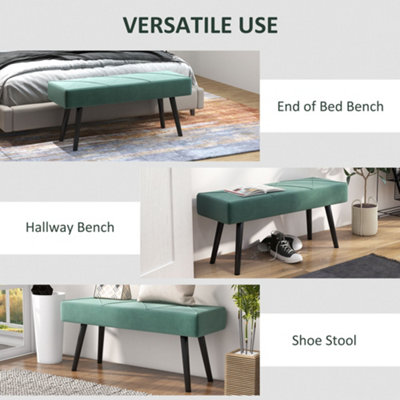 Green end discount of bed bench